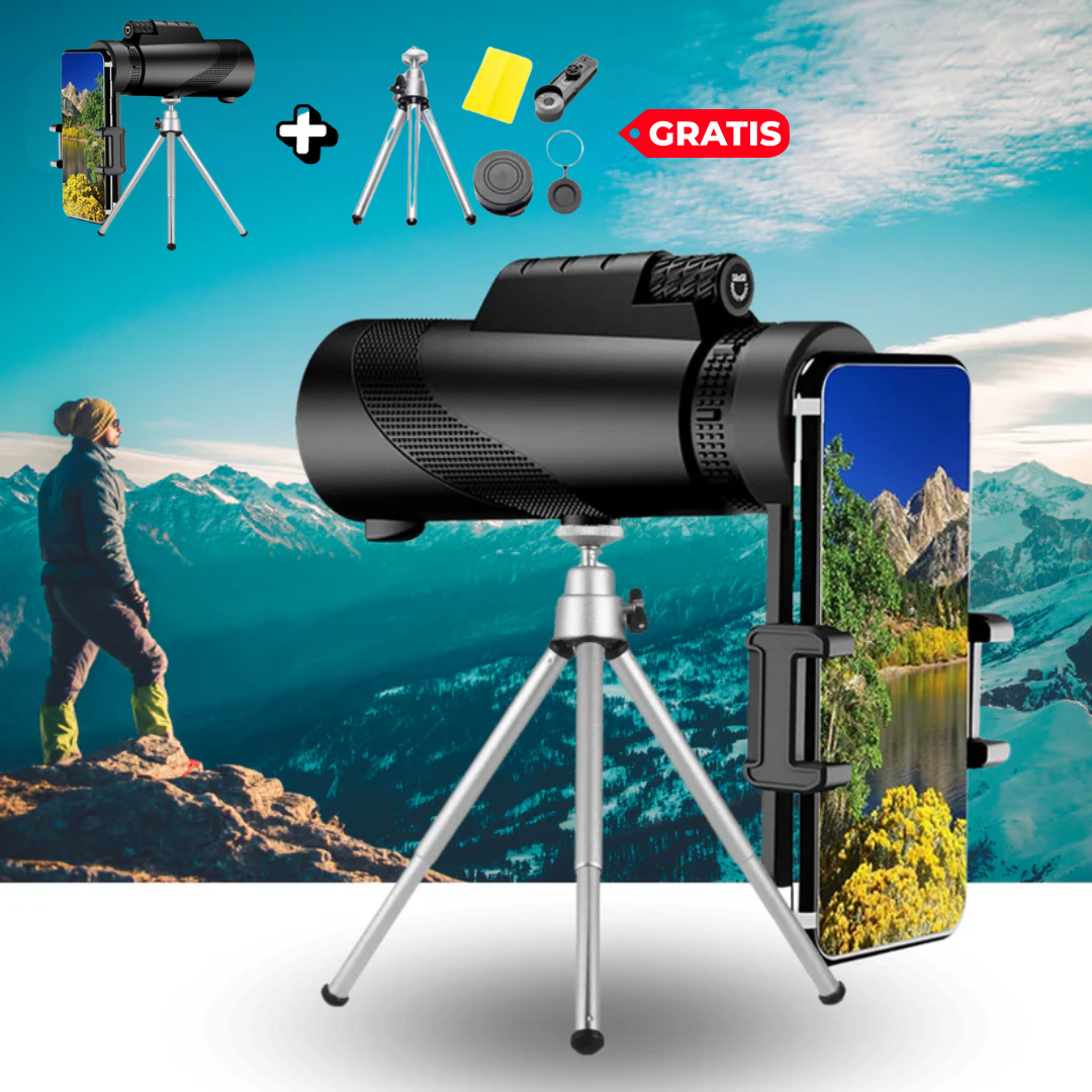 Telescopio Monocular Portátil con Visión Nocturna - Nitaria™