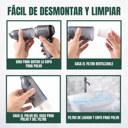 Aspirador portátil 3 en 1 Wadeo™