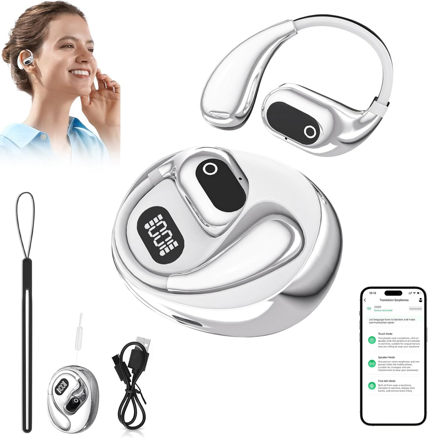 Auriculares Traductor Pro – Escucha y entiende en cualquier idioma