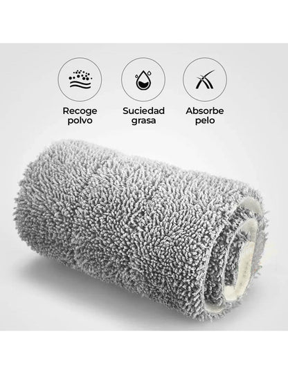 HidraMop - Mopa Fregona 360º con cubo auto-escurrible